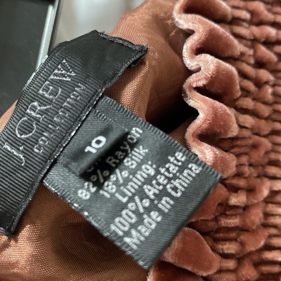 J Crew Velvet Gathered Waist Skirt - Picture 5 of 5